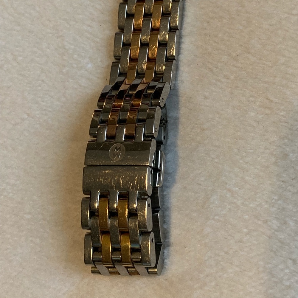 Michele Serein 18mm Rose Gold/SS strap. 18mm